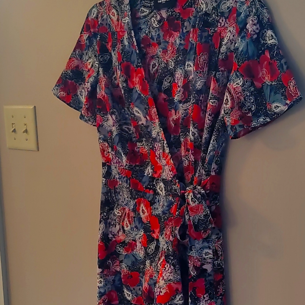 The Kooples Wrap Dress Size 0 Silk - Picture 6 of 13